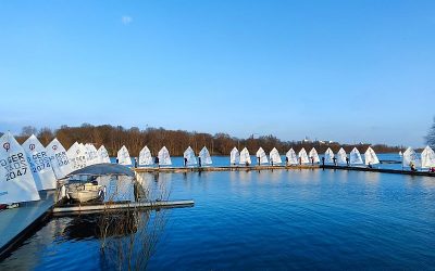 Opti A Regatta am Elfrather See