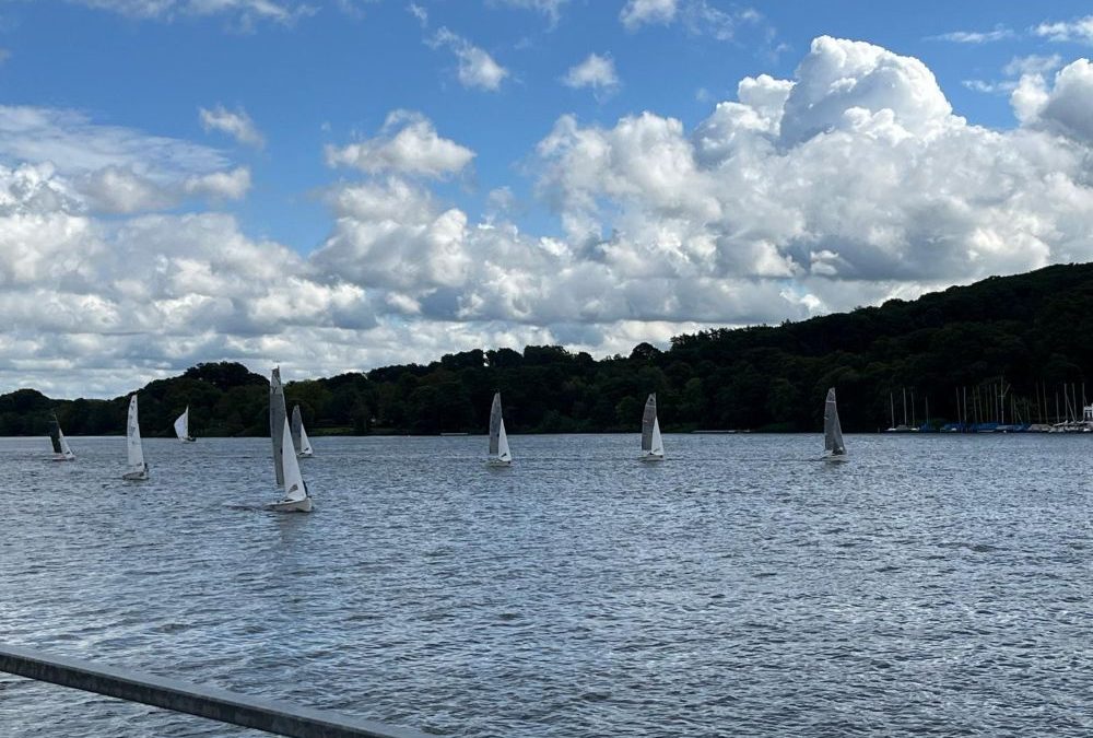 Vaurien bei der Essener Segelwoche