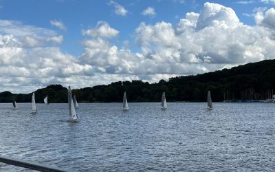 Vaurien bei der Essener Segelwoche