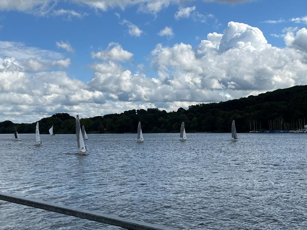 Vaurien bei der Essener Segelwoche